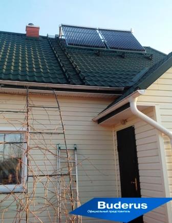 установка, монтаж солнечных батарей панелей на крыше в Минске