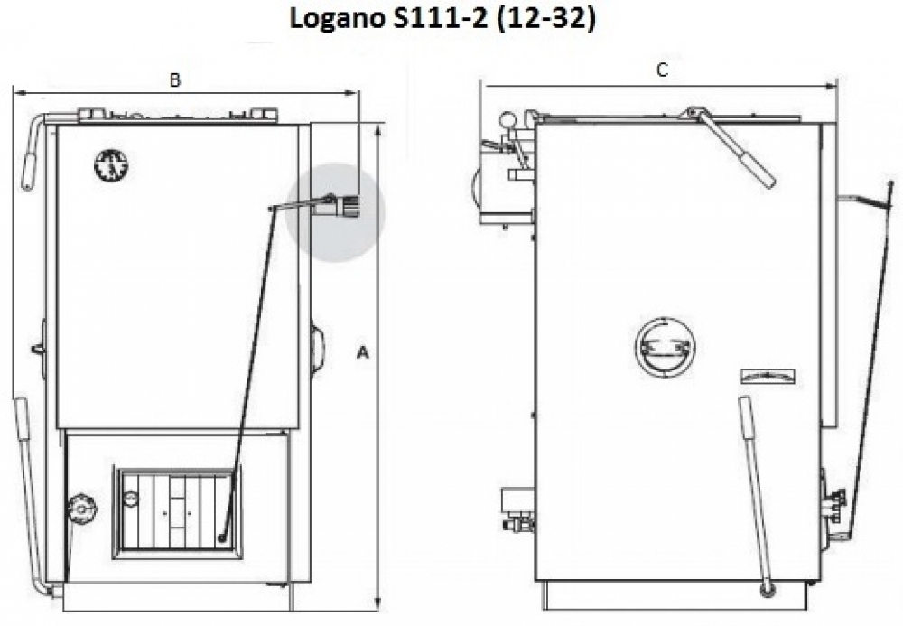 Твердотопливный котел Buderus Logano S111-2-20