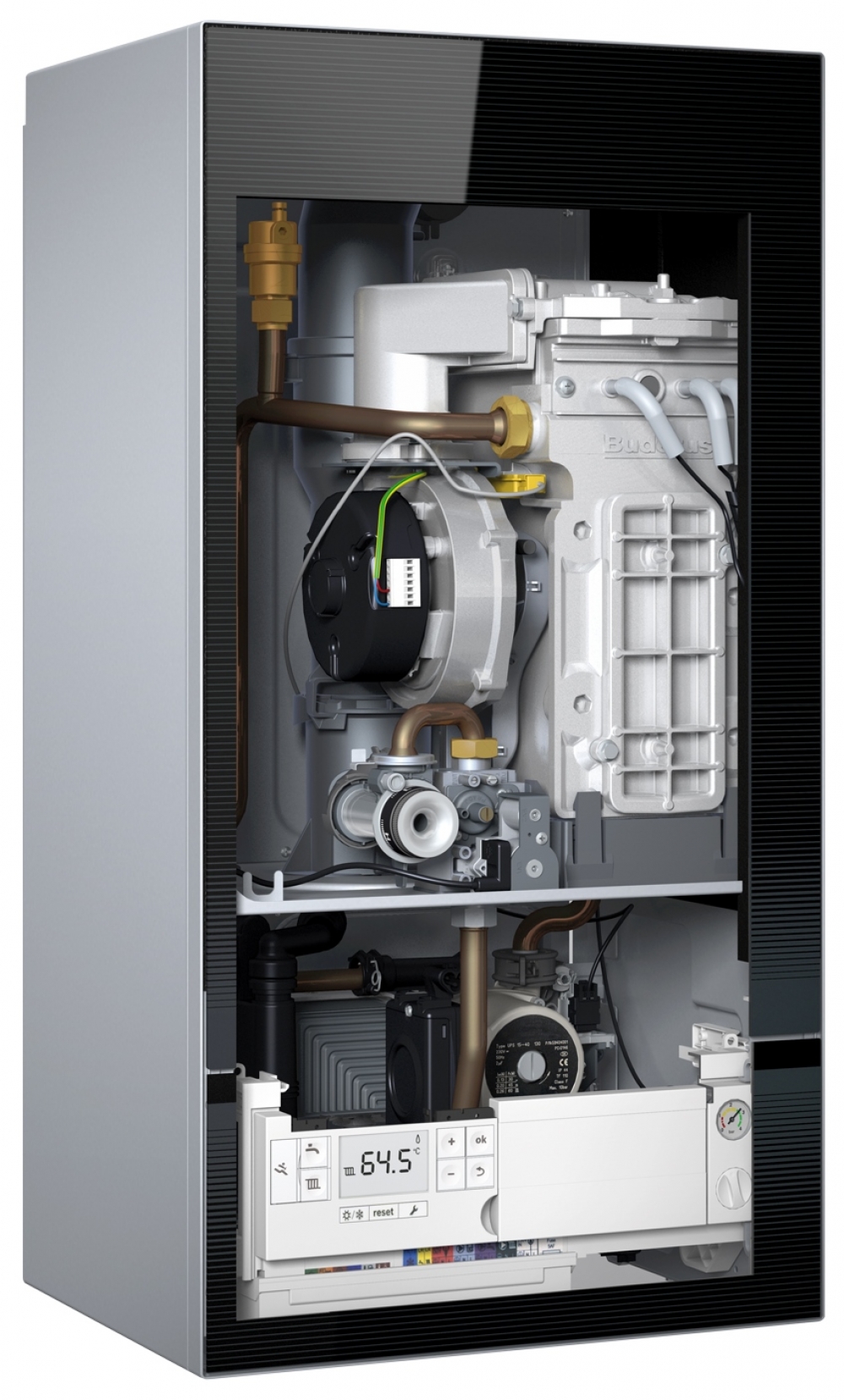 Газовый конденсационный настенный котел Buderus Logamax plus GB172i-14