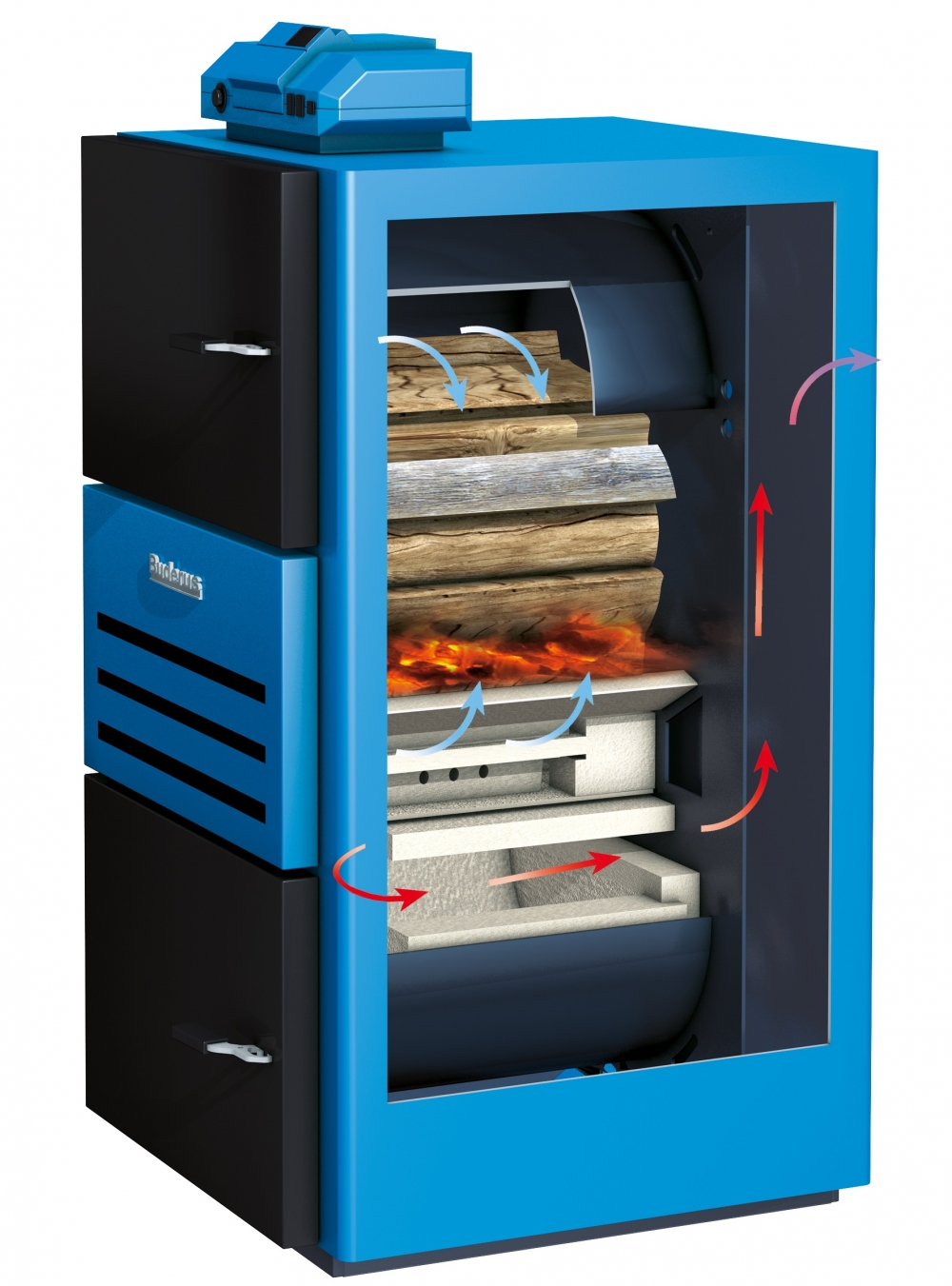 Твердотопливный газогенераторный котел Buderus Logano S121-2 26 (снимается с производства)