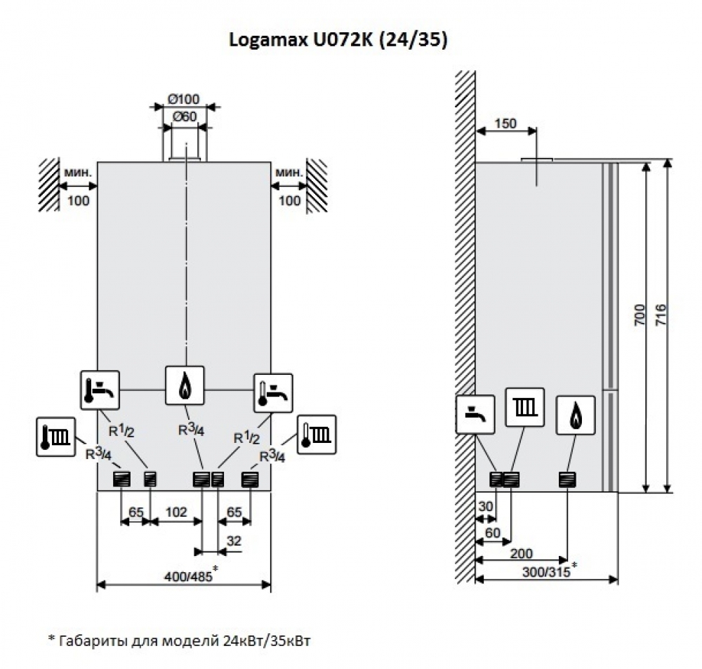 Инструкция Buderus Logamax U072