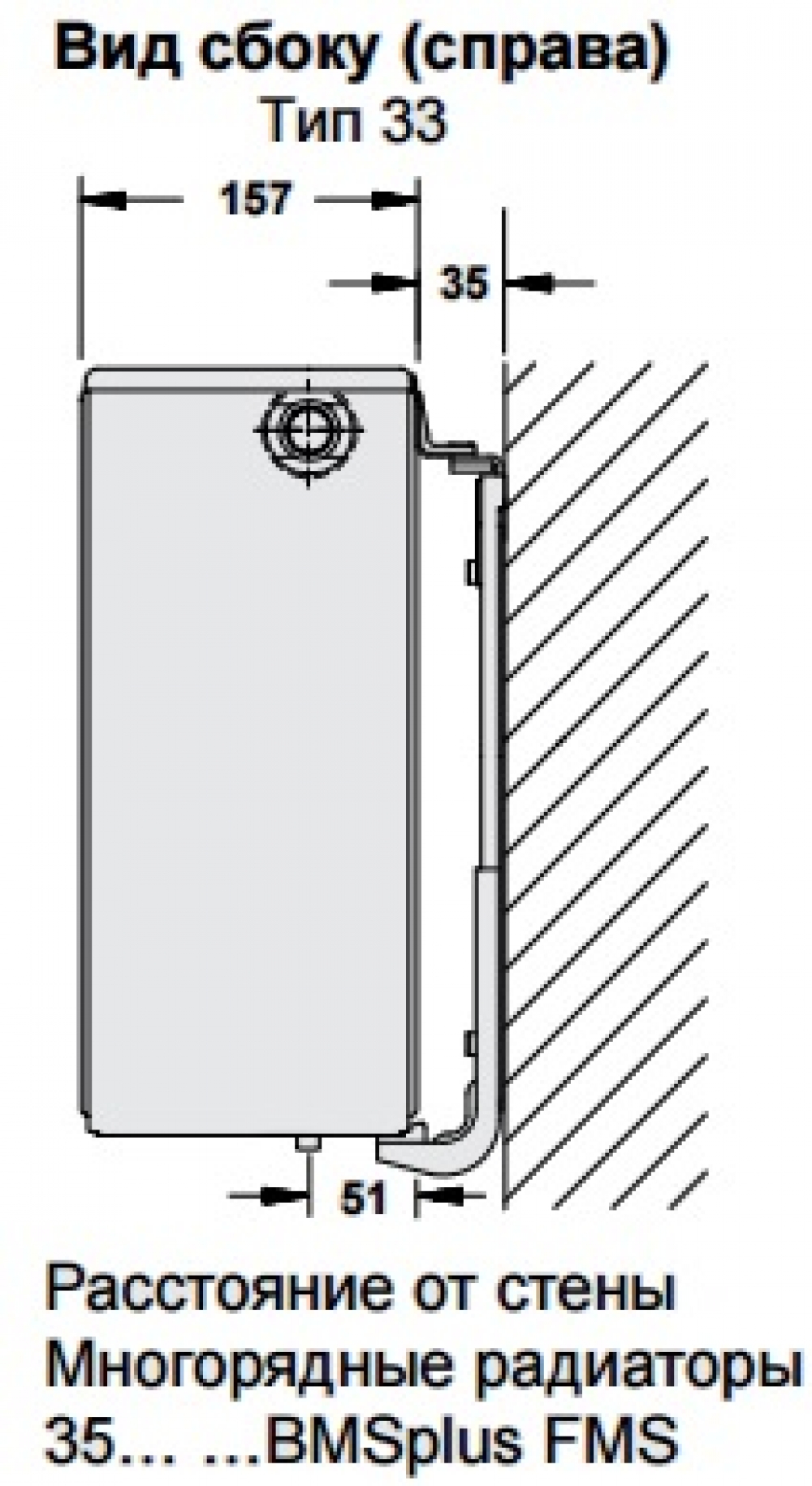Стальной панельный радиатор Buderus Logatrend VC-Profil 33/600/2600 R