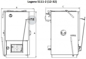Твердотопливный котел Buderus Logano S111-2-12
