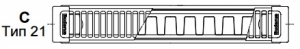 Стальной панельный радиатор Buderus Logatrend C-Profil 21/400/500
